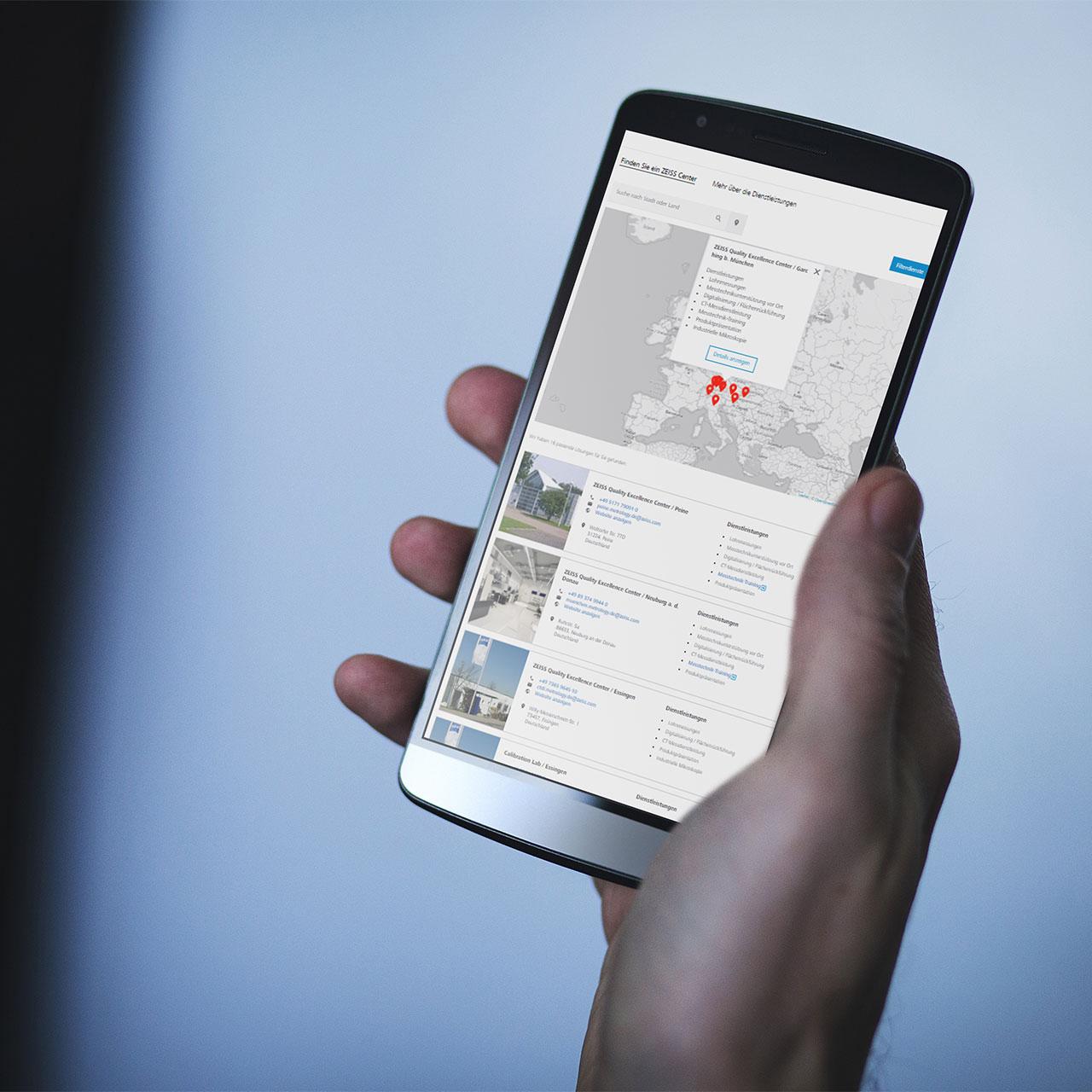 ZEISS Center Finder app