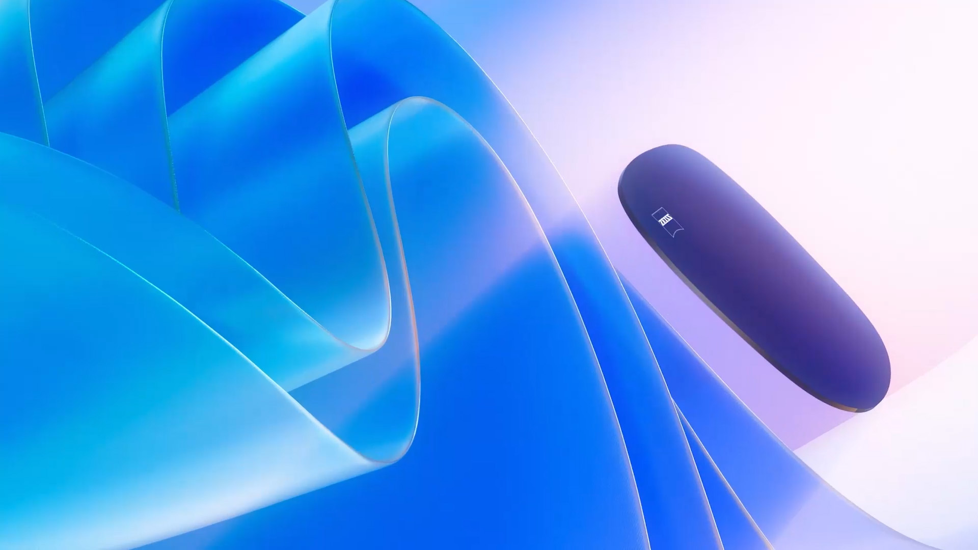 3D CGI-illustration av ett färgat glas som svävar mot en ljuskälla och effektivt blockerar skadliga UV-strålar.