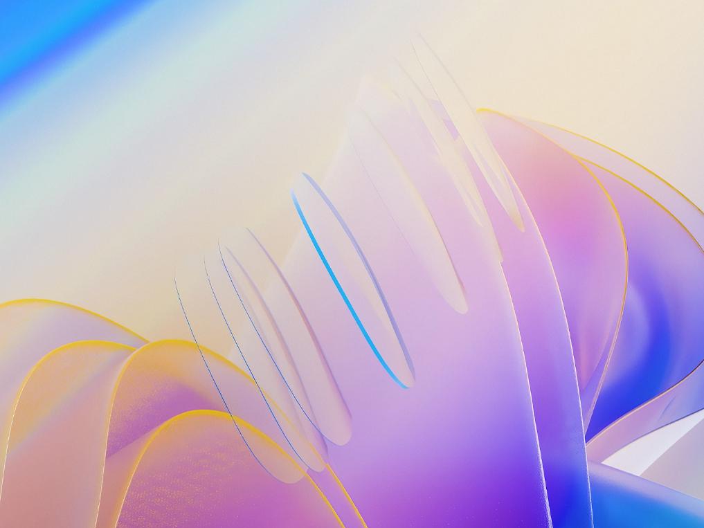 3D CGI-visning av ett klart ZEISS-glas där flera ultratunna skikt ytbehandling appliceras på glasets bakre och främre yta. Det svävar graciöst mot en ljuskälla, vilket illustrerar dess effektivitet att ge UV-skydd.